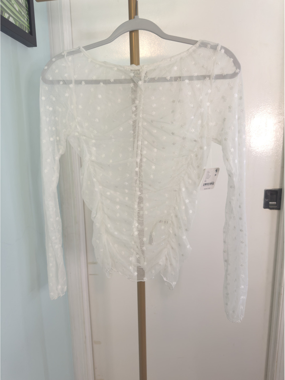 NWT Free People Sheer Long Sleeve